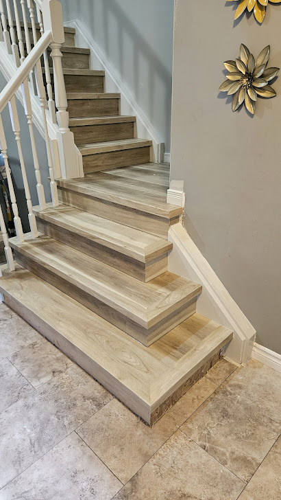 Stair and flooring renovation
